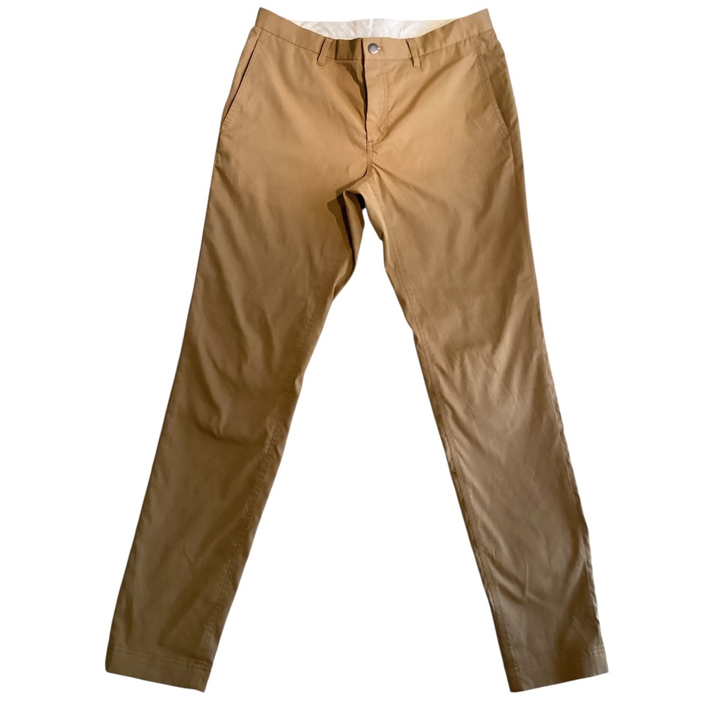 Takeo Kikuchi Chino Pants Straight Leg Casual Tan Selvage Trousers Size 04